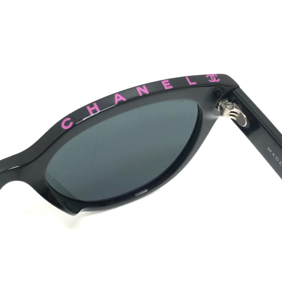 未使用 CHANEL シャネル 5414-A ココマーク アイウェア バタフライ シェイプ ロゴ サングラス ブラック レディース【中古】 | CHANEL | 06