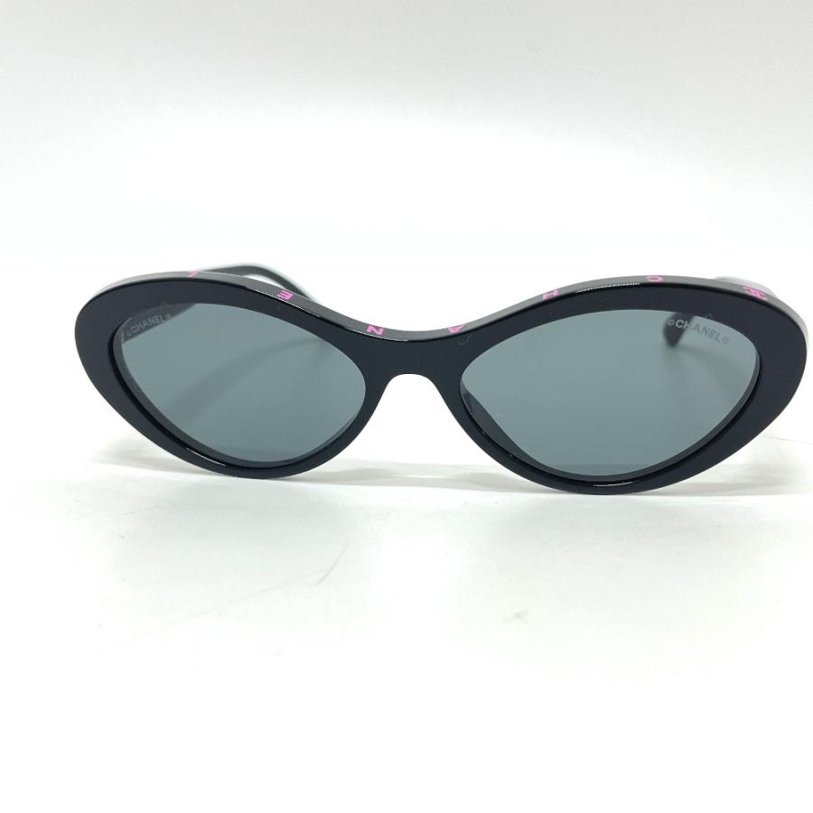 未使用 CHANEL シャネル 5416-A ココマーク アイウェア オーバルシェイプ サングラス ブラック レディース【中古】 | CHANEL | 01