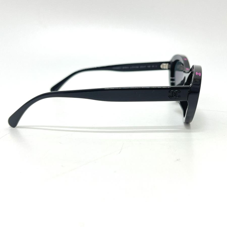 未使用 CHANEL シャネル 5416-A ココマーク アイウェア オーバルシェイプ サングラス ブラック レディース【中古】 | CHANEL | 03