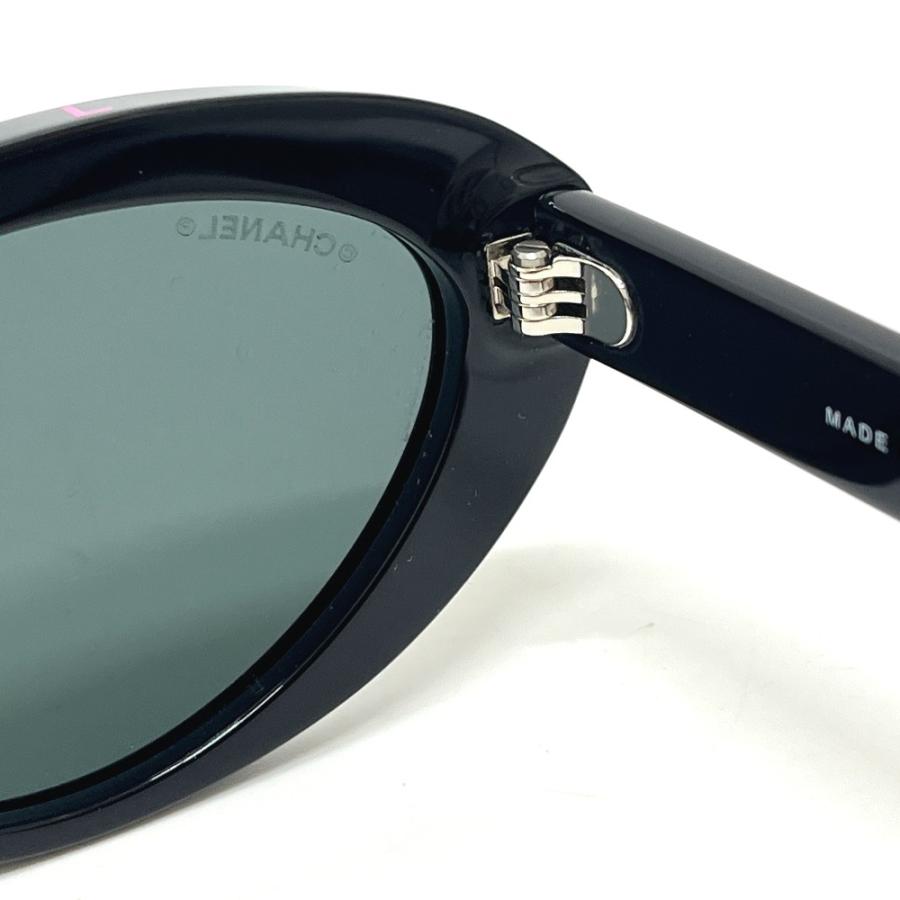 未使用 CHANEL シャネル 5416-A ココマーク アイウェア オーバルシェイプ サングラス ブラック レディース【中古】 | CHANEL | 08