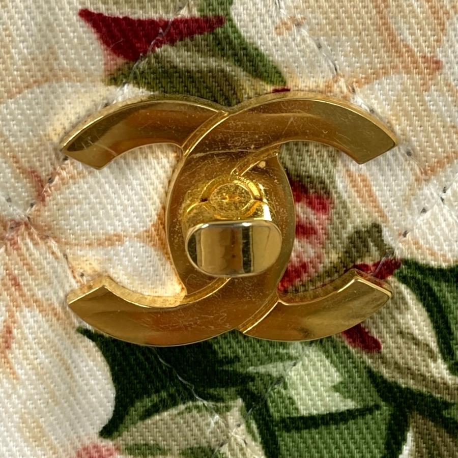 CHANEL シャネル フラワー CC ココマーク カバン ショルダーバッグ 花柄 トートバッグ ピンク レディース【中古】 | CHANEL | 06