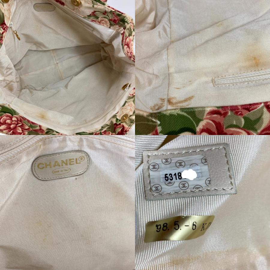 CHANEL シャネル フラワー CC ココマーク カバン ショルダーバッグ 花柄 トートバッグ ピンク レディース【中古】 | CHANEL | 08