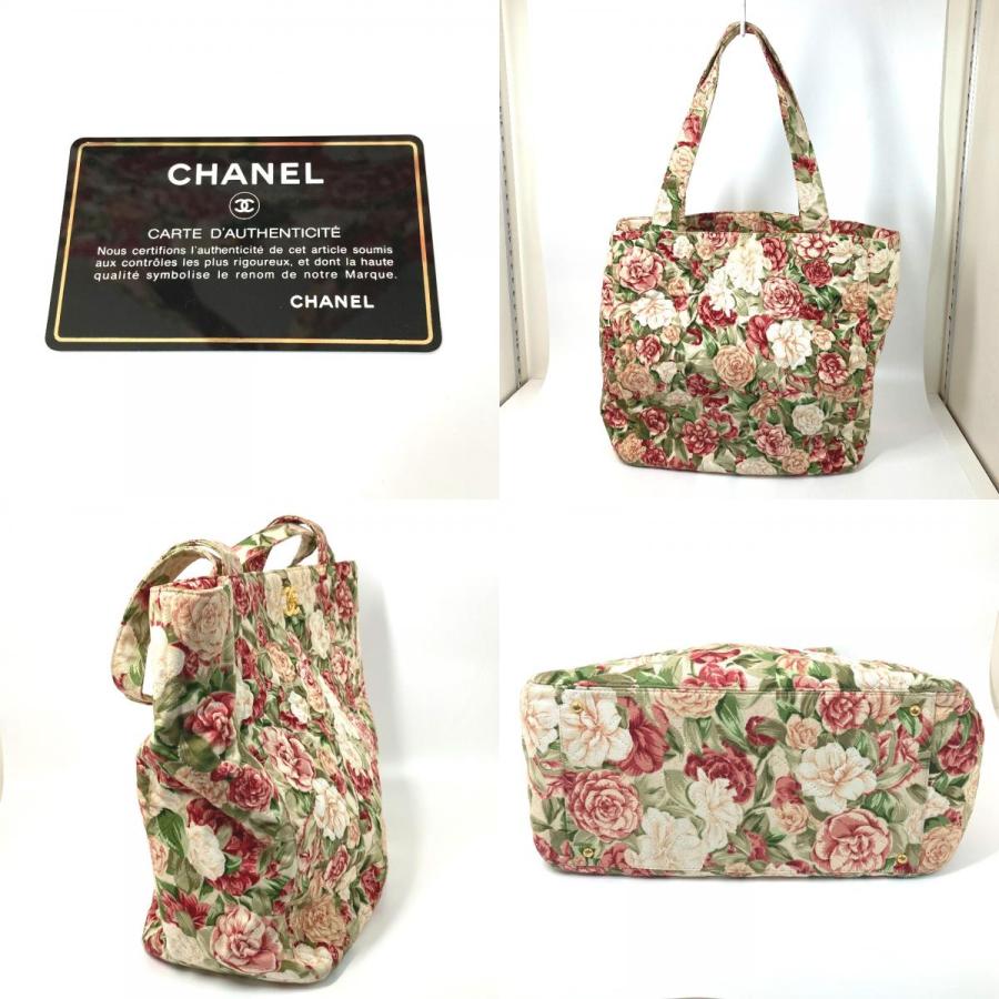 CHANEL シャネル フラワー CC ココマーク カバン ショルダーバッグ 花柄 トートバッグ ピンク レディース【中古】 | CHANEL | 09