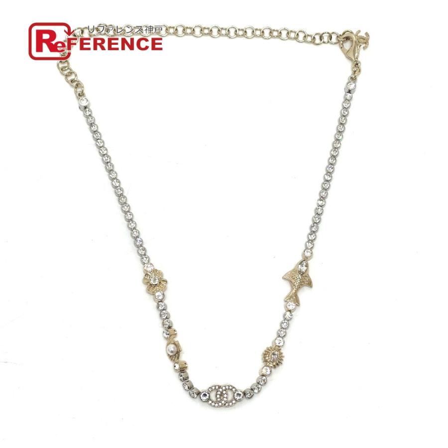 未使用 CHANEL シャネル ABE913 コスチューム パール & ストラス マリンテイスト ラインストーン 25Ｃ ネックレス レディース【中古】 | CHANEL