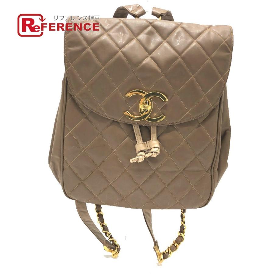 シャネル CHANEL マトラッセ デカココマーク バックパック リュック