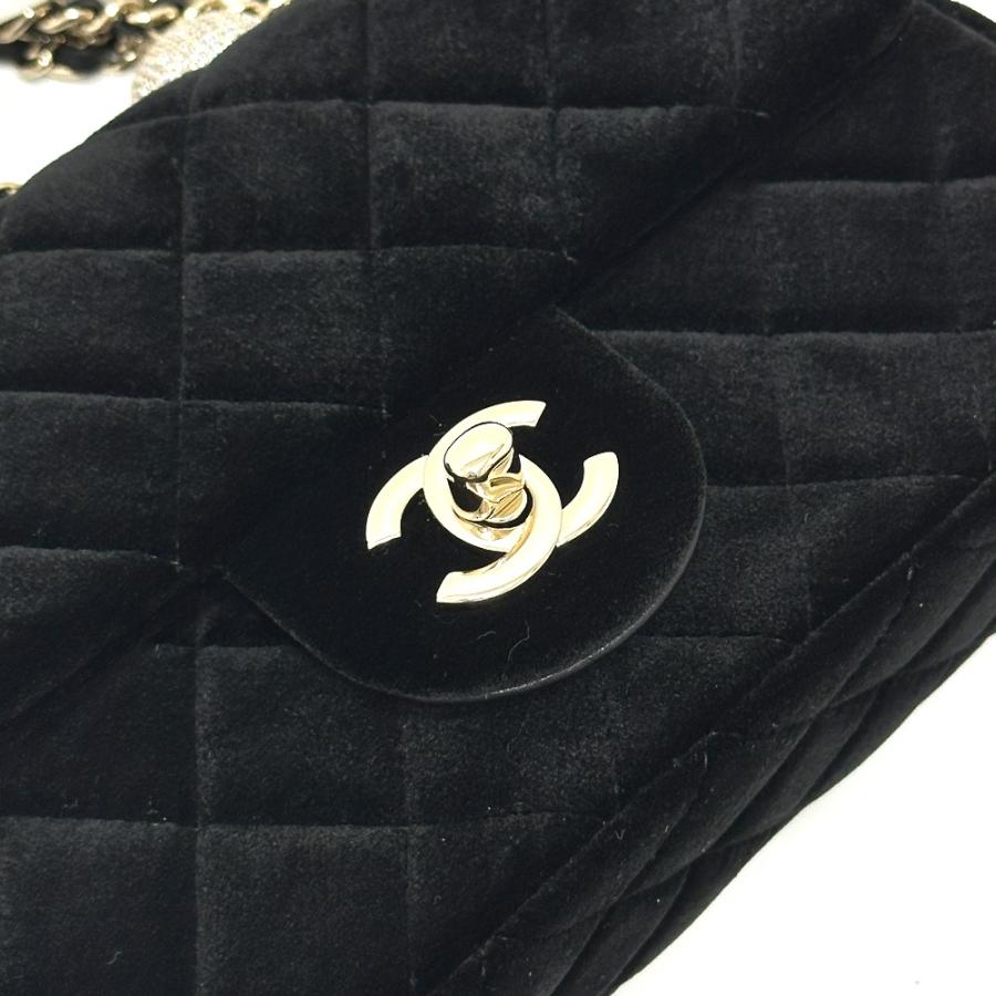 未使用 CHANEL シャネル AS1787 ミニ マトラッセ20 チェーン カバン 斜め掛け 肩掛け ショルダーバッグ ブラック レディース【中古】の画像