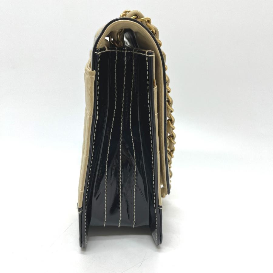 CHANEL チョコバーバイカラー チェーンバッグ CHANEL（シャネル） バイカラー チョコバー チェーン カバン バッグ