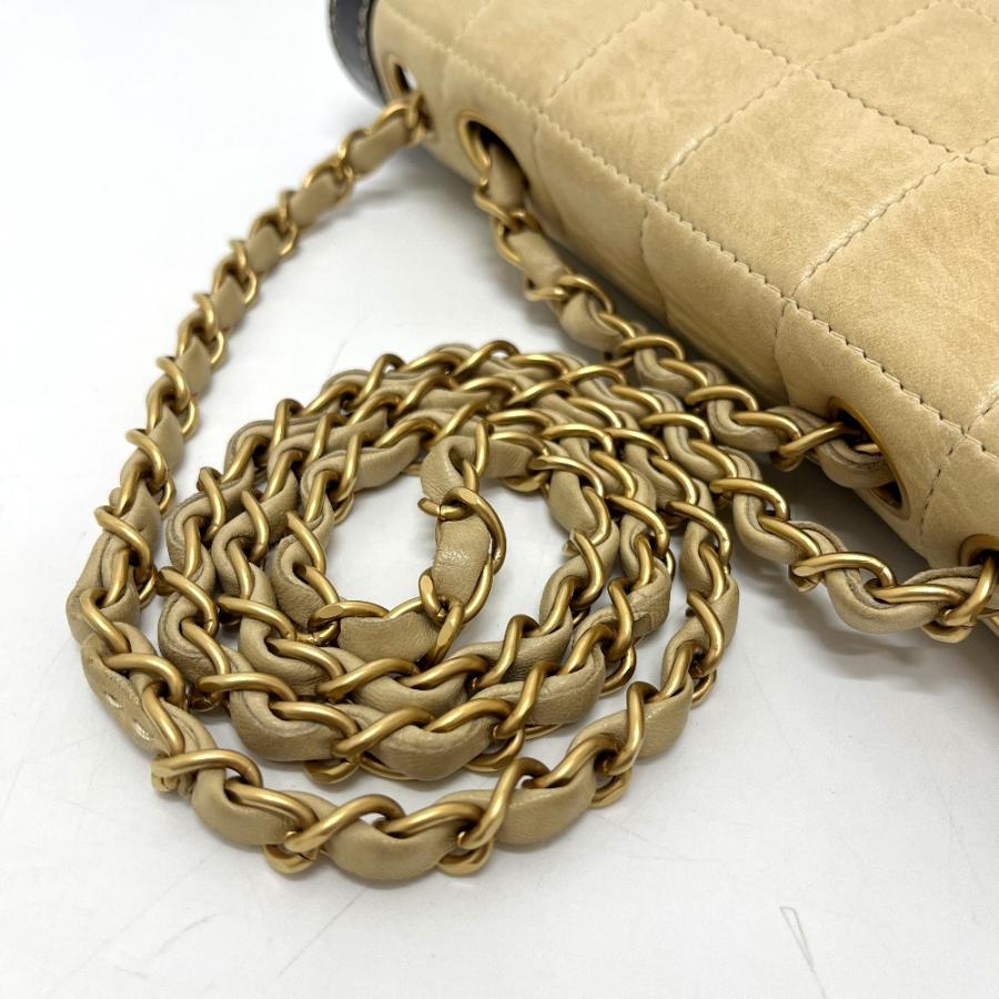 CHANEL（シャネル） バイカラー チョコバー チェーン カバン バッグ