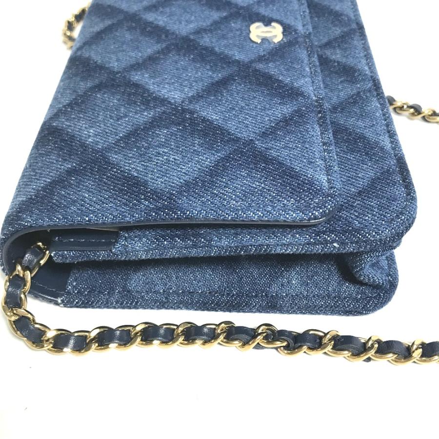 シャネル CHANEL マトラッセ AP0250 長財布 チェーンバッグ チェーンウォレット 斜め掛け ショルダーバッグ デニム ブルー 未使用 CHANEL（シャネル） 未使用 AP0250 マトラッセ チェーンウォレット