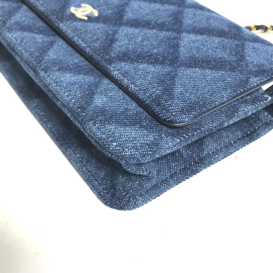 シャネル CHANEL マトラッセ AP0250 長財布 チェーンバッグ チェーンウォレット 斜め掛け ショルダーバッグ デニム ブルー 未使用 CHANEL（シャネル） 未使用 AP0250 マトラッセ チェーンウォレット