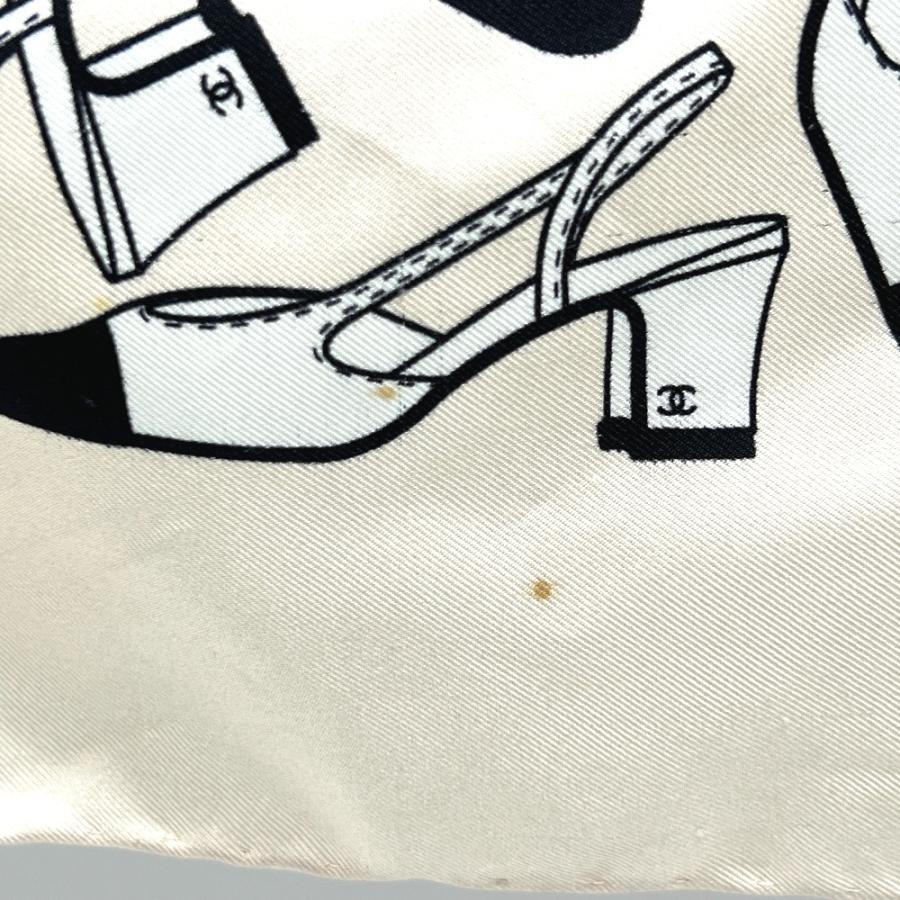 CHANEL シャネル パンプスモチーフ アパレル小物 ストール 大判 スカーフ ベージュ レディース【中古】 | CHANEL | 02