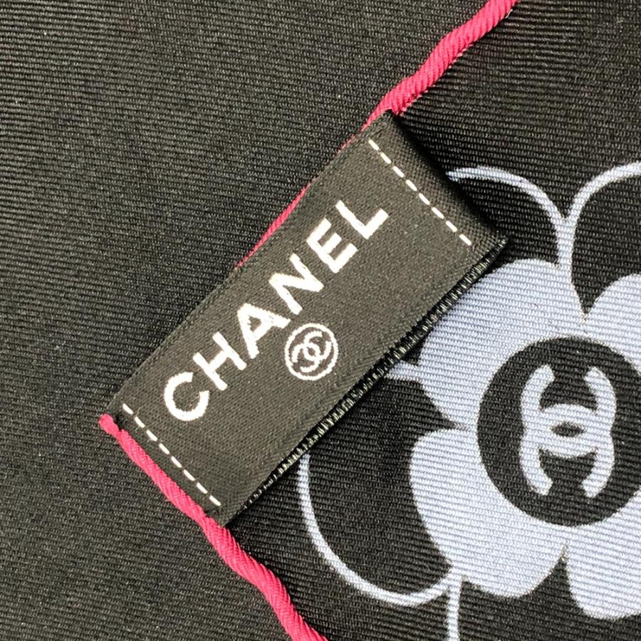 CHANEL シャネル ポップ マルチデザイン ファッション小物 大判 スカーフ ブラック レディース【中古】 | CHANEL | 06