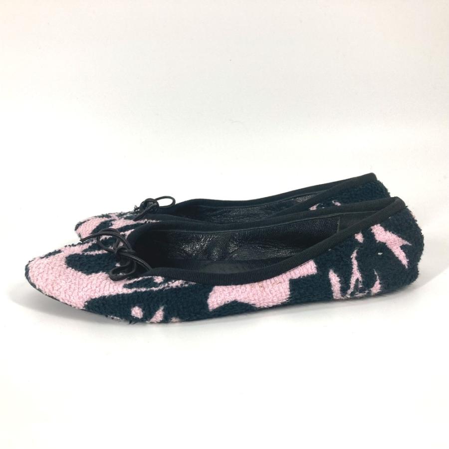 CHANEL シャネル リボン ルームシューズ りぼん 靴 室内シューズ バイカラー スリッパ ピンク レディース【中古】 | CHANEL | 04