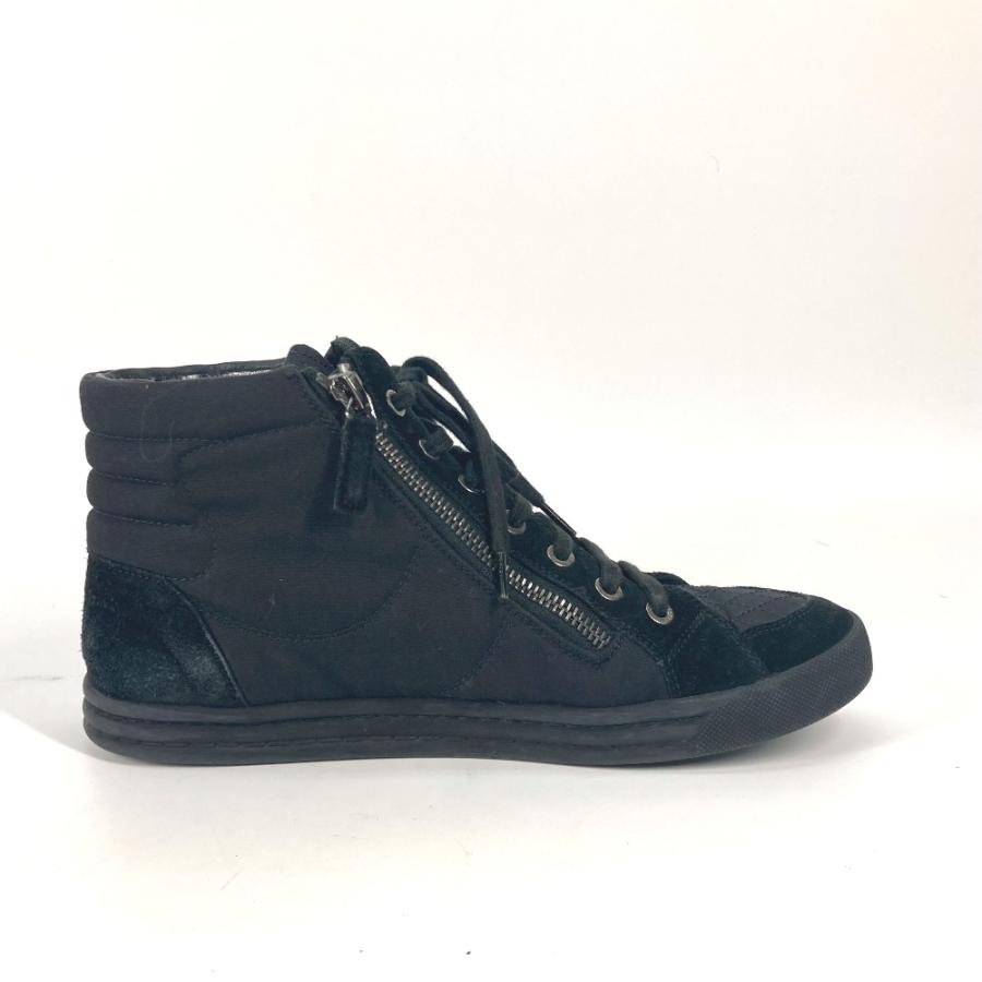 CHANEL フリンジ付きスニーカー 黒 35.5 【公式通販】
