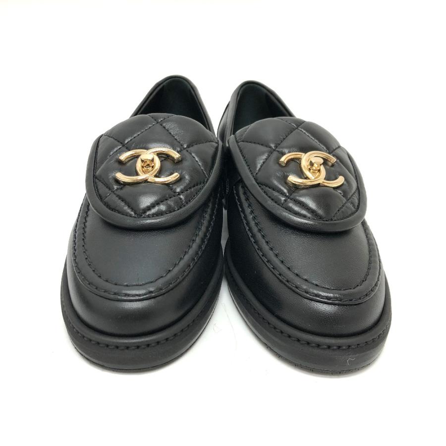 新品未使用】CHANEL シャネルローファー 37 24.0cm