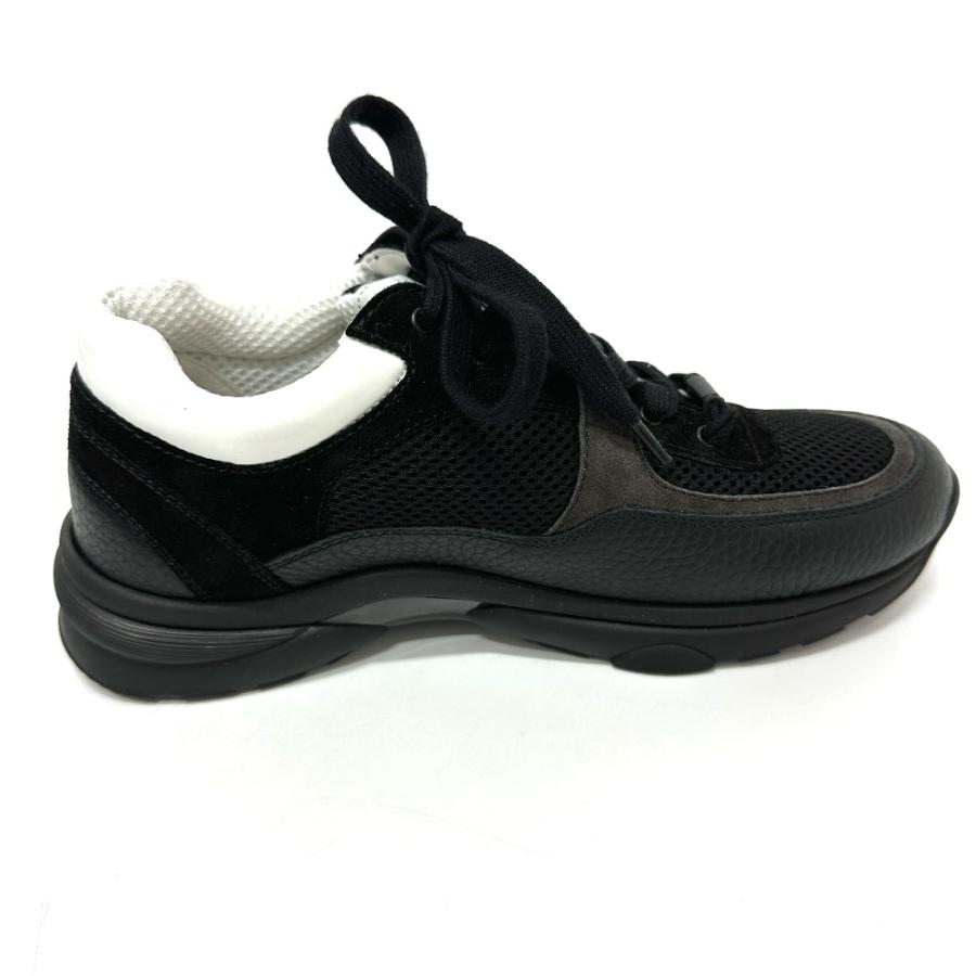 新品同様 CHANEL シャネル G38299 サイドココマーク ロートップカーフスキン ローカット 2025年 スニーカー ブラック レディース【中古】 | CHANEL | 04