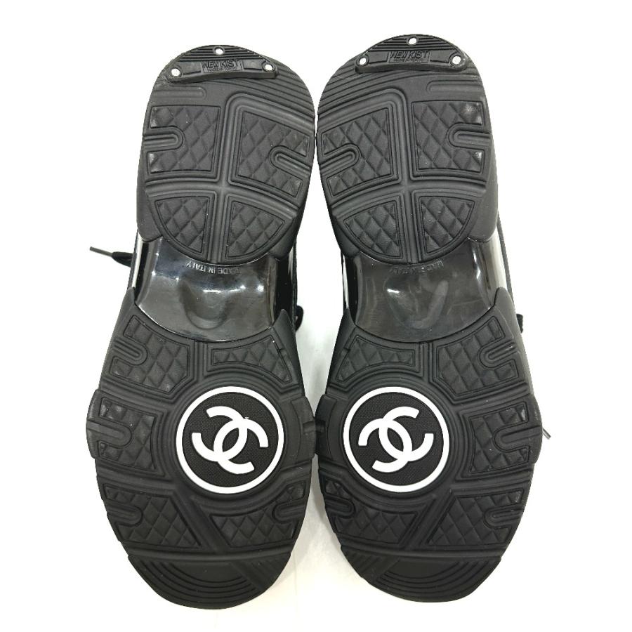 新品同様 CHANEL シャネル G38299 サイドココマーク ロートップカーフスキン ローカット 2025年 スニーカー ブラック レディース【中古】 | CHANEL | 07