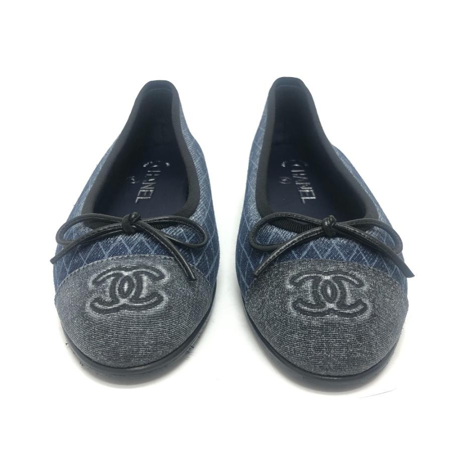 CHANEL シャネル　デニム　フラットシューズ CHANEL（シャネル） 未使用 2025SS デニム バレリーナ フラット