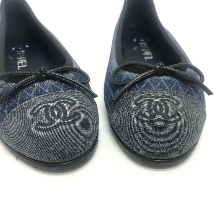 CHANEL（シャネル） 未使用 2025SS デニム バレリーナ フラット