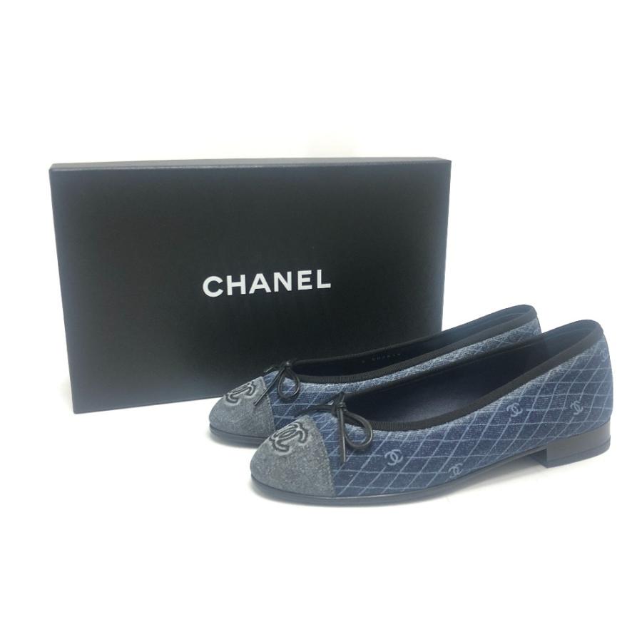 CHANEL（シャネル） 未使用 2025SS デニム バレリーナ フラット