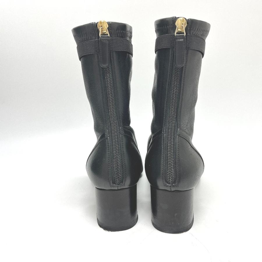 CHANEL シャネル G46755 ストレッチ ラムスキン & ラムスキン ショートブーツ ブーティ 靴 25B 2025-2026年秋冬 ブーツ ブラック 【中古】 | CHANEL | 02