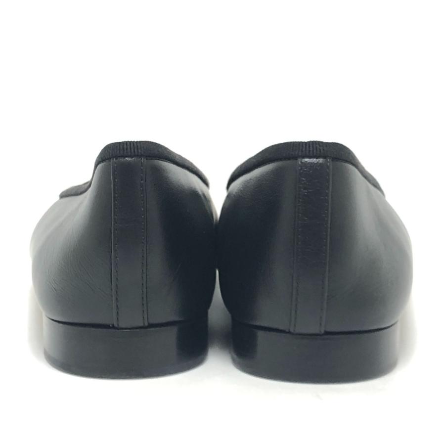 未使用 CHANEL シャネル G02819 リボン バレリーナ 靴 バレエシューズ フラットシューズ 24C パンプス ブラック レディース【中古】 | CHANEL | 02