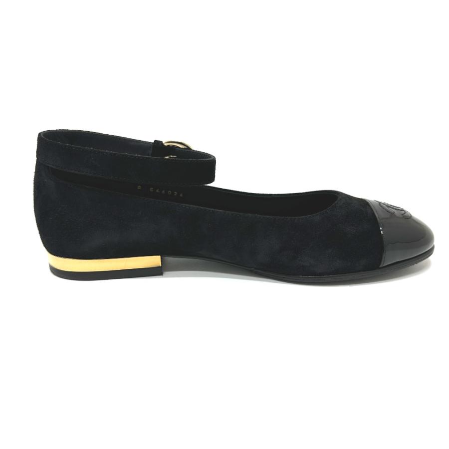 未使用 CHANEL シャネル メリージェーン フラット ベルト 24秋冬 パンプス ブラック レディース【中古】 | CHANEL | 04