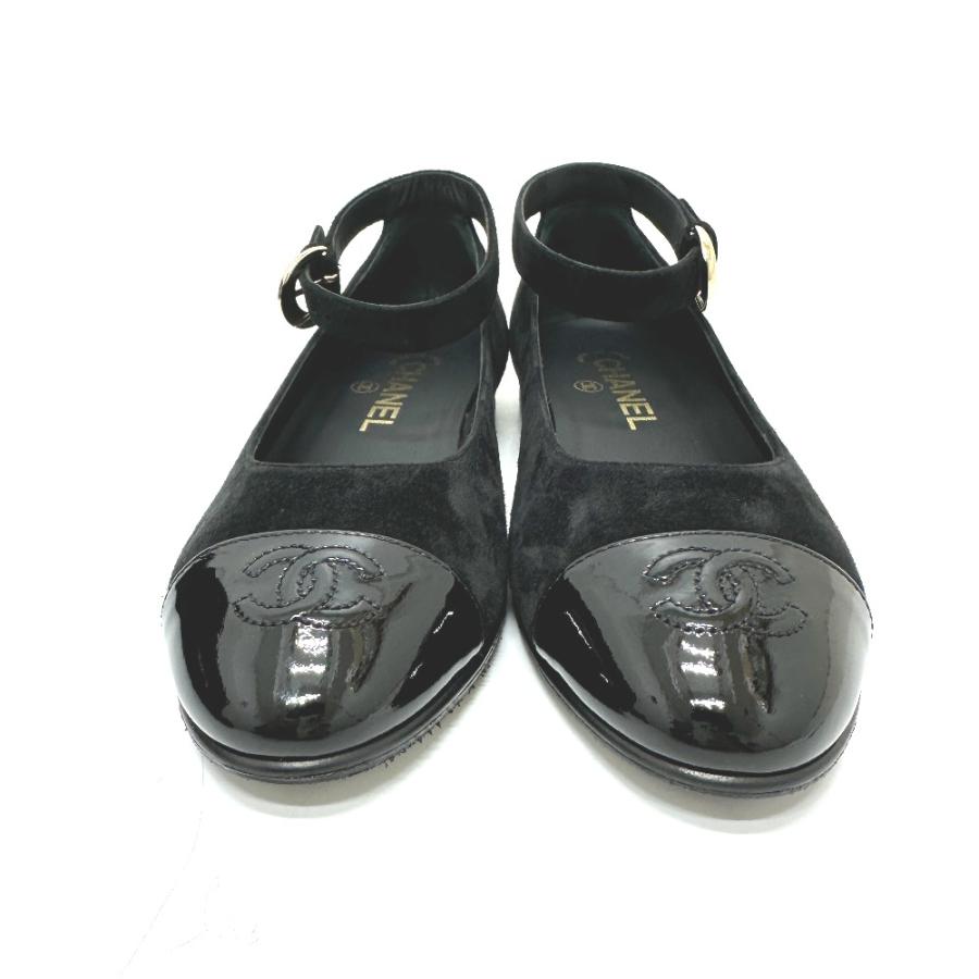 未使用 CHANEL シャネル メリージェーン フラット ベルト 24秋冬 パンプス ブラック レディース【中古】 | CHANEL | 05