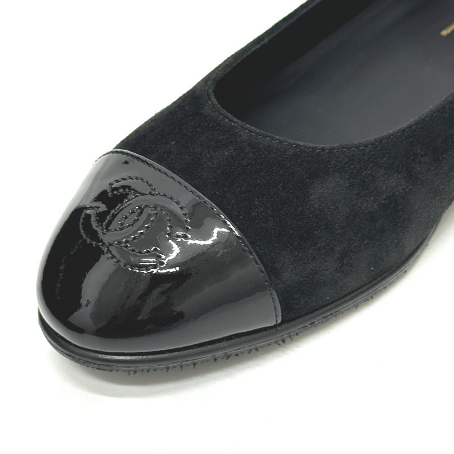 未使用 CHANEL シャネル メリージェーン フラット ベルト 24秋冬 パンプス ブラック レディース【中古】 | CHANEL | 06