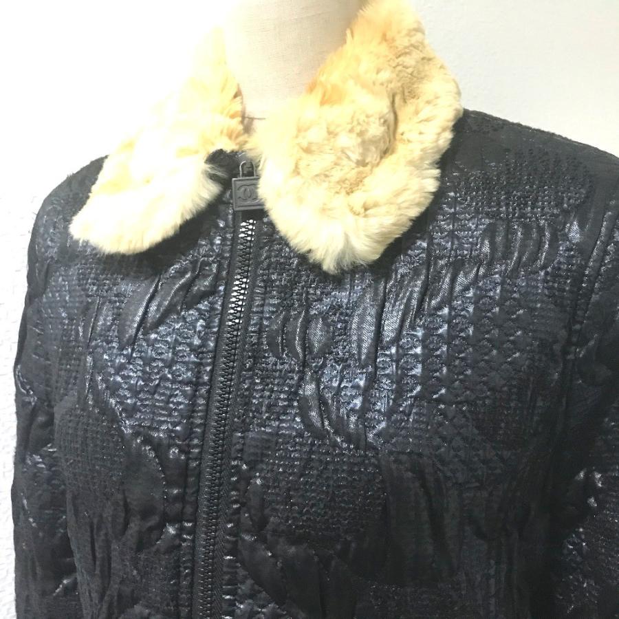CHANEL シャネル ジャケット アウター ジャンバー ファー付 08A