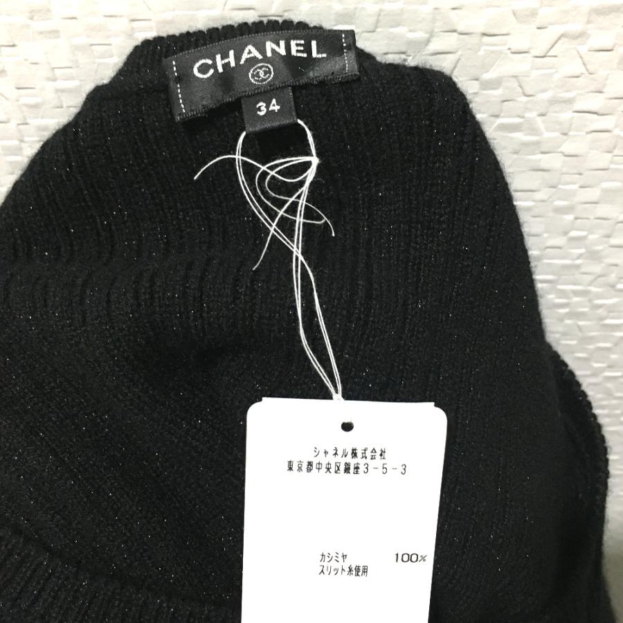 未使用 CHANEL シャネル アパレル 18Ｓ ニット ワンピース レディース 黒 34 | CHANEL | 05