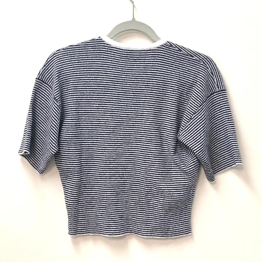 CHANEL シャネル P74170 ボーダー 23 クルーズ セーター コットン