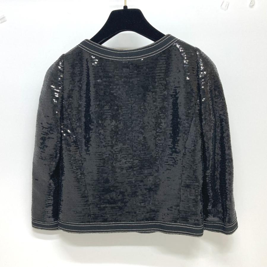 CHANEL シャネル P45044 スパンコール 七分袖 ジャケット ブラック レディース【中古】 | CHANEL | 01