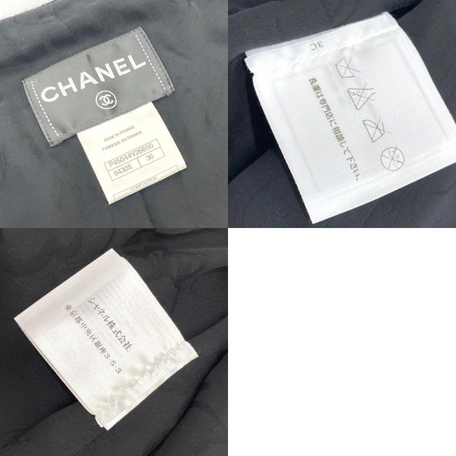 CHANEL シャネル P45044 スパンコール 七分袖 ジャケット ブラック レディース【中古】 | CHANEL | 09