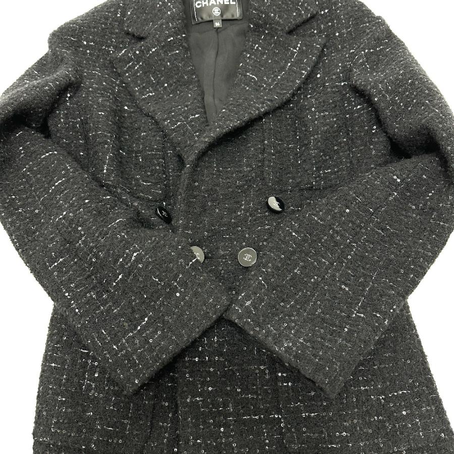 CHANEL シャネル P78012 グリッターツイード アパレル 24B ジャケット ブラック レディース【中古】 | CHANEL | 04