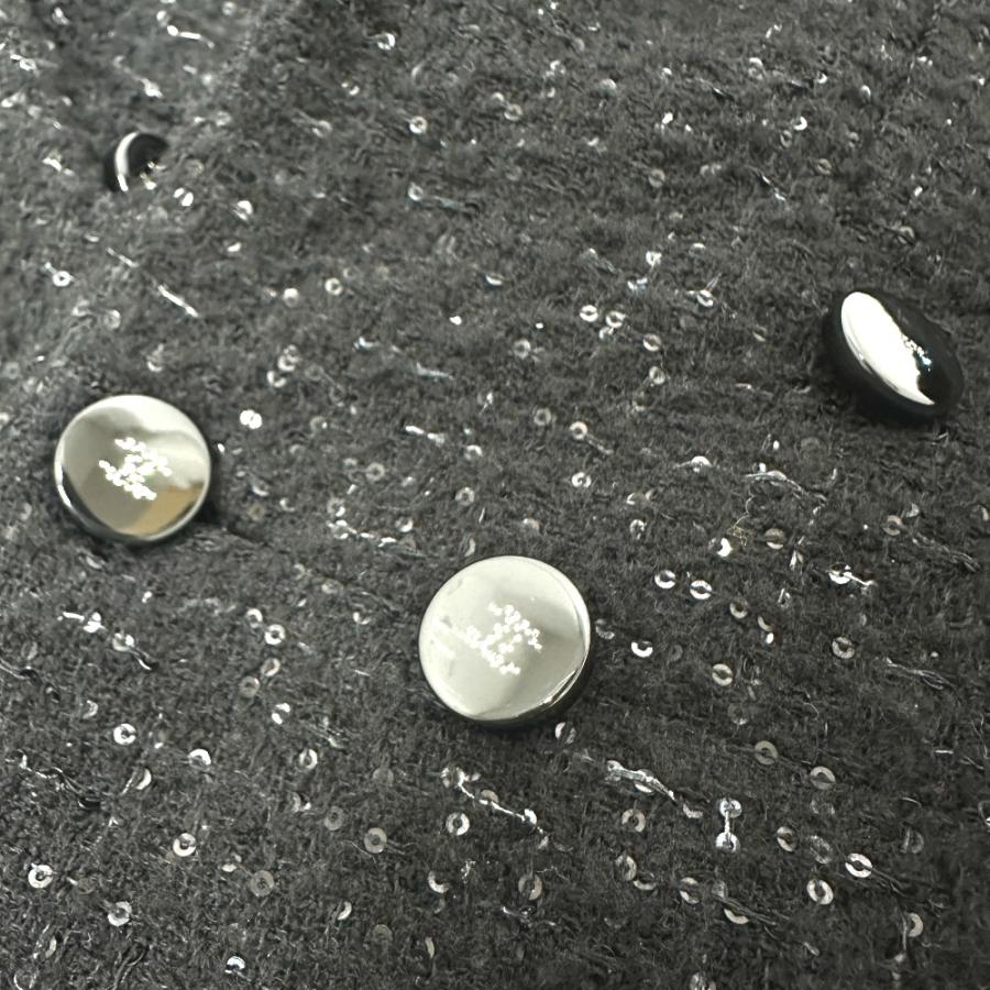 CHANEL シャネル P78012 グリッターツイード アパレル 24B ジャケット ブラック レディース【中古】 | CHANEL | 05