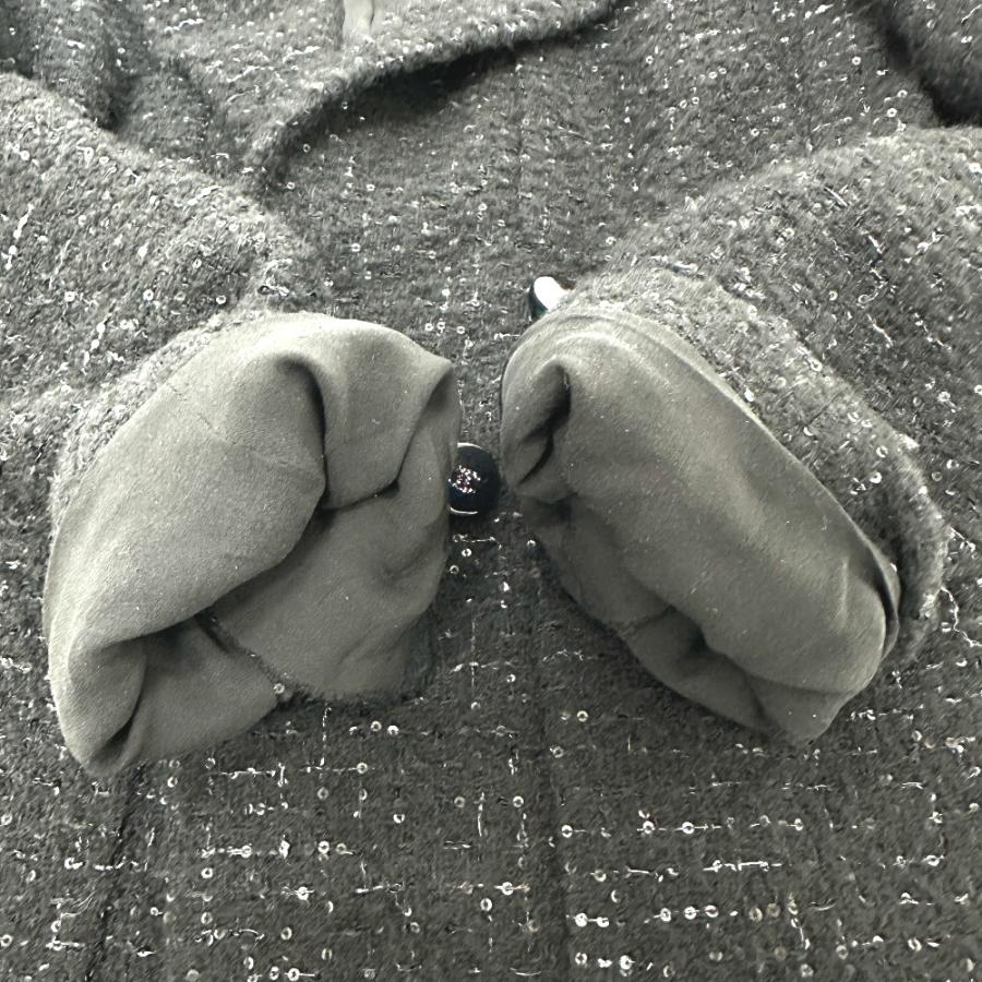 CHANEL シャネル P78012 グリッターツイード アパレル 24B ジャケット ブラック レディース【中古】 | CHANEL | 06