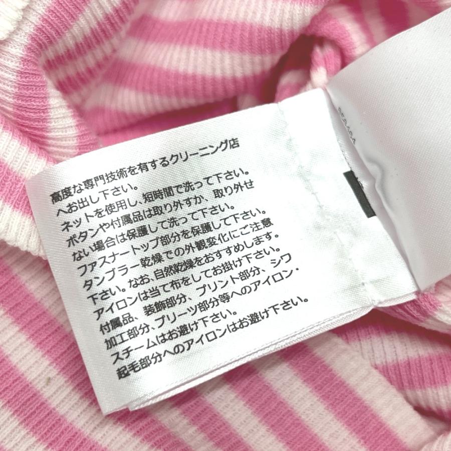 未使用 CHANEL シャネル P76521K10998 ボーダー トップス アパレル 半袖シャツ ピンク レディース【中古】 | CHANEL | 07