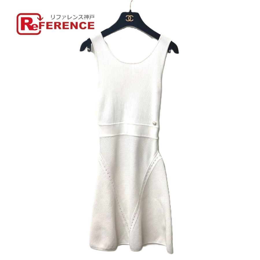 CHANEL シャネルノースリーブワンピース34