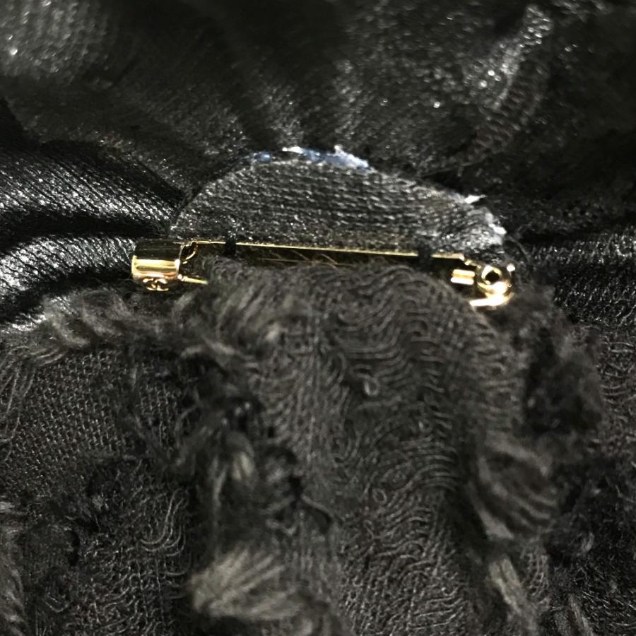 美品 CHANEL シャネル カメリアモチーフ ノースリーブトップス ワンピース アパレル 袖なし キャミソール ブラック レディース【中古】 | CHANEL | 04