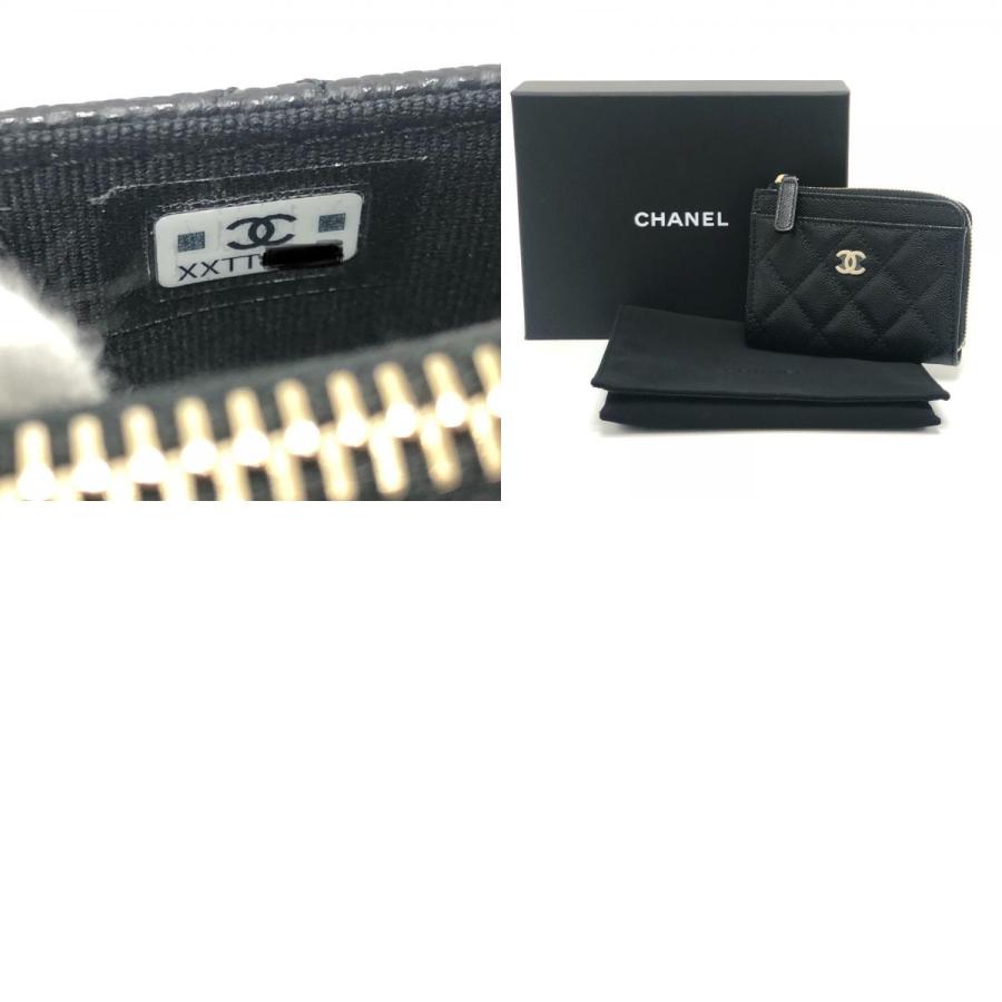 新品 CHANEL シャネル ココマーク フラグメントケース コインケース カードケース マトラッセ 長財布 ブラック レディース【新品】 | CHANEL | 09