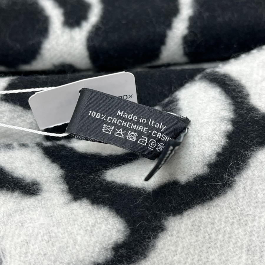 未使用 CHANEL シャネル カメリア ココマーク 大判 マフラー マフラー ブラック レディース【中古】 | CHANEL | 05