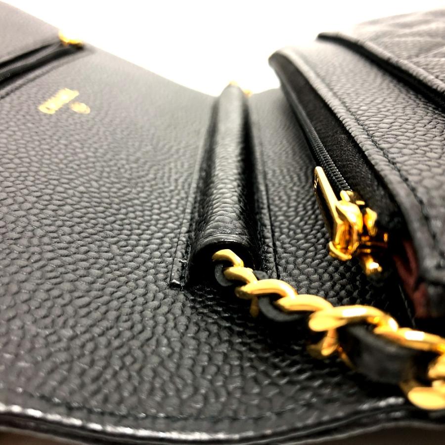 CHANEL（シャネル） 美品 AP0250 マトラッセ チェーンウォレット 