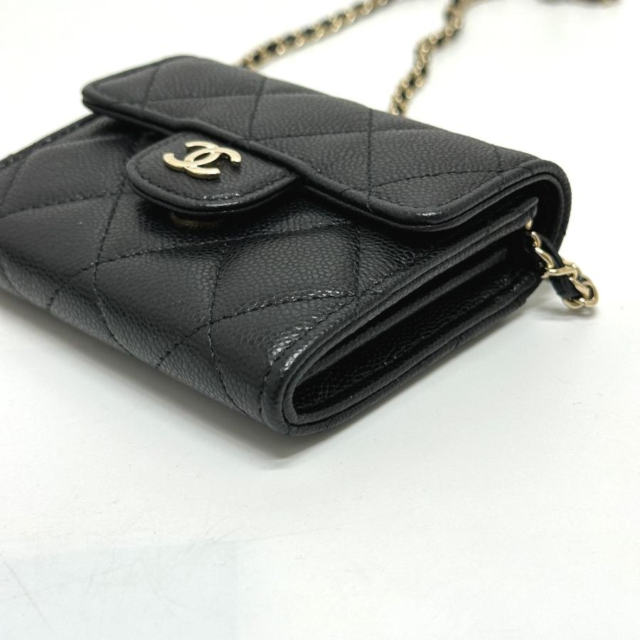 未使用 CHANEL シャネル AP0238 ココマーク マトラッセ ポシェット コインケース ブラック レディース【中古】 | CHANEL | 03