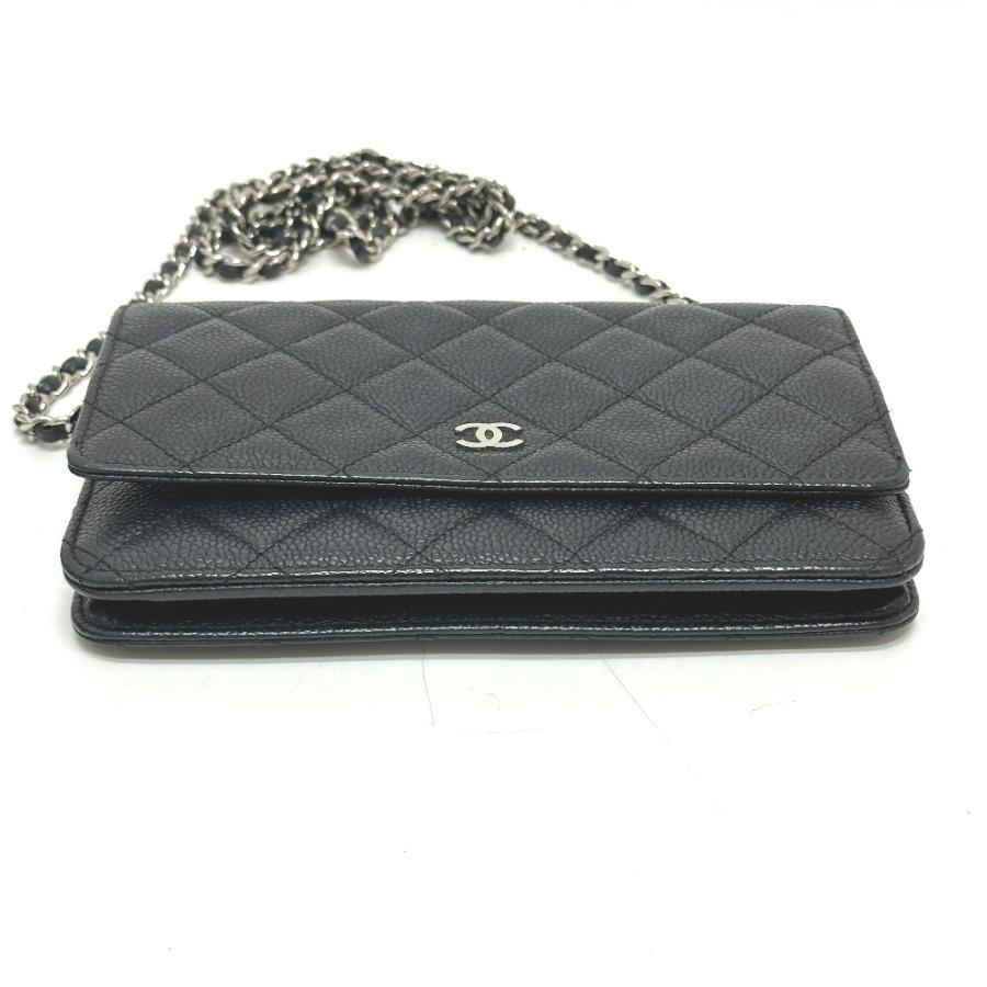 CHANEL シャネル AP0250 チェーンウォレット カバン マトラッセ ショルダーバッグ ブラック レディース【中古】 | CHANEL | 02