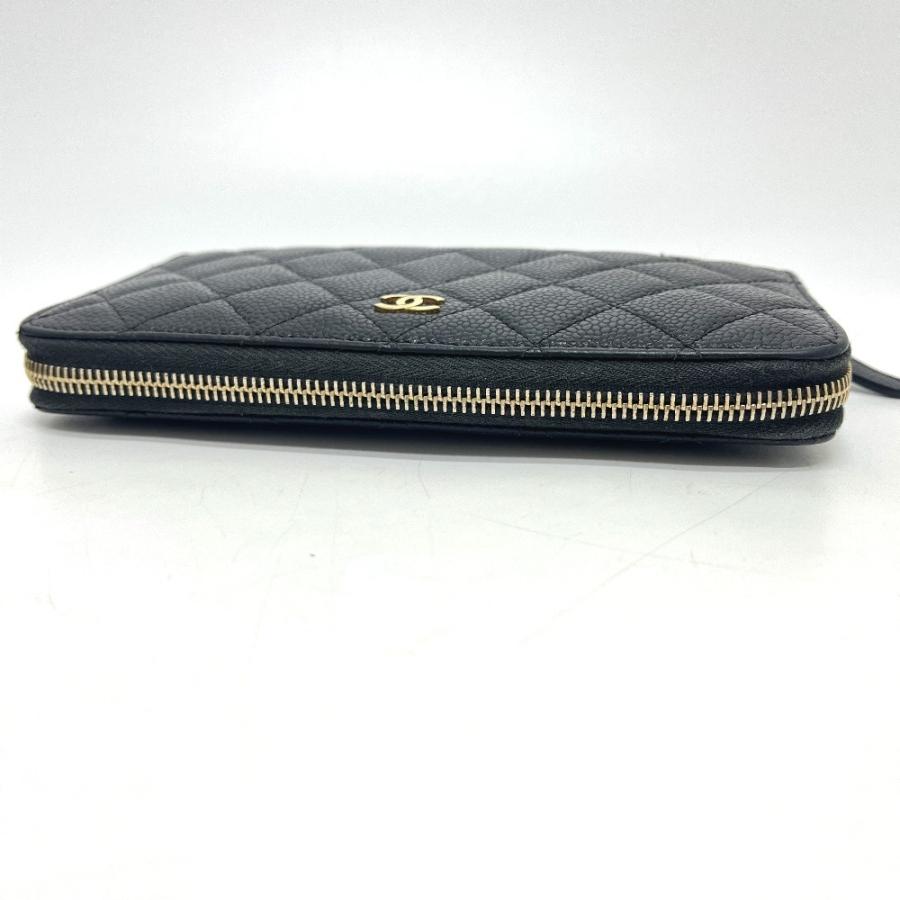 ako【CHANEL】シャネル マトラッセ 長財布 ブラック ココマーク CHANEL（シャネル） A50097 ココマーク ラウンド 財布 ウォレット