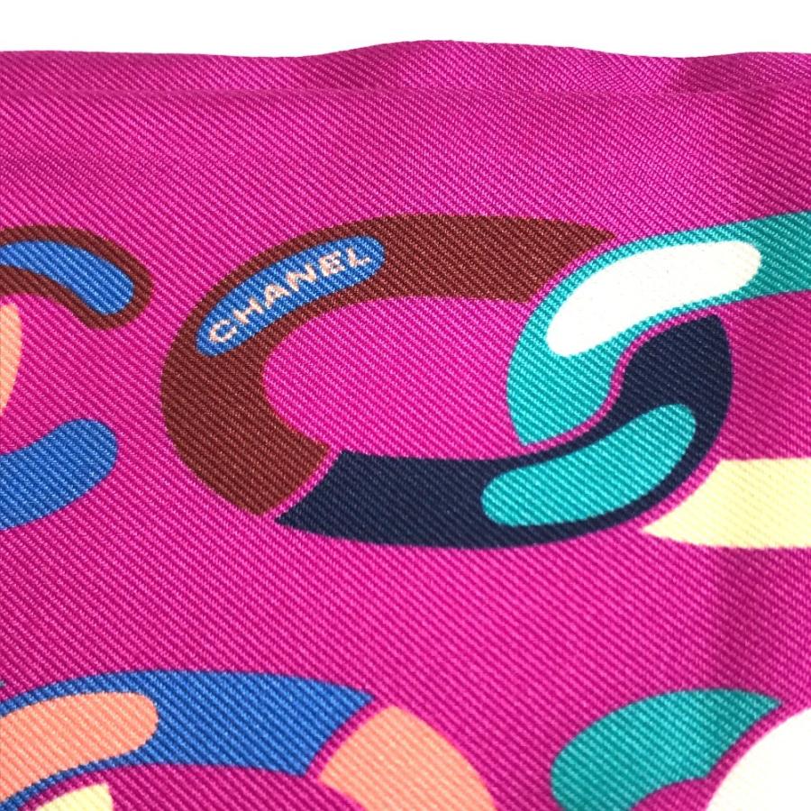 CHANEL シャネル ヘアアクセサリー 2022年VIP限定 チェーンモチーフ ノベルティ シュシュ シルク マルチカラー レディース【中古】未使用 | CHANEL | 03
