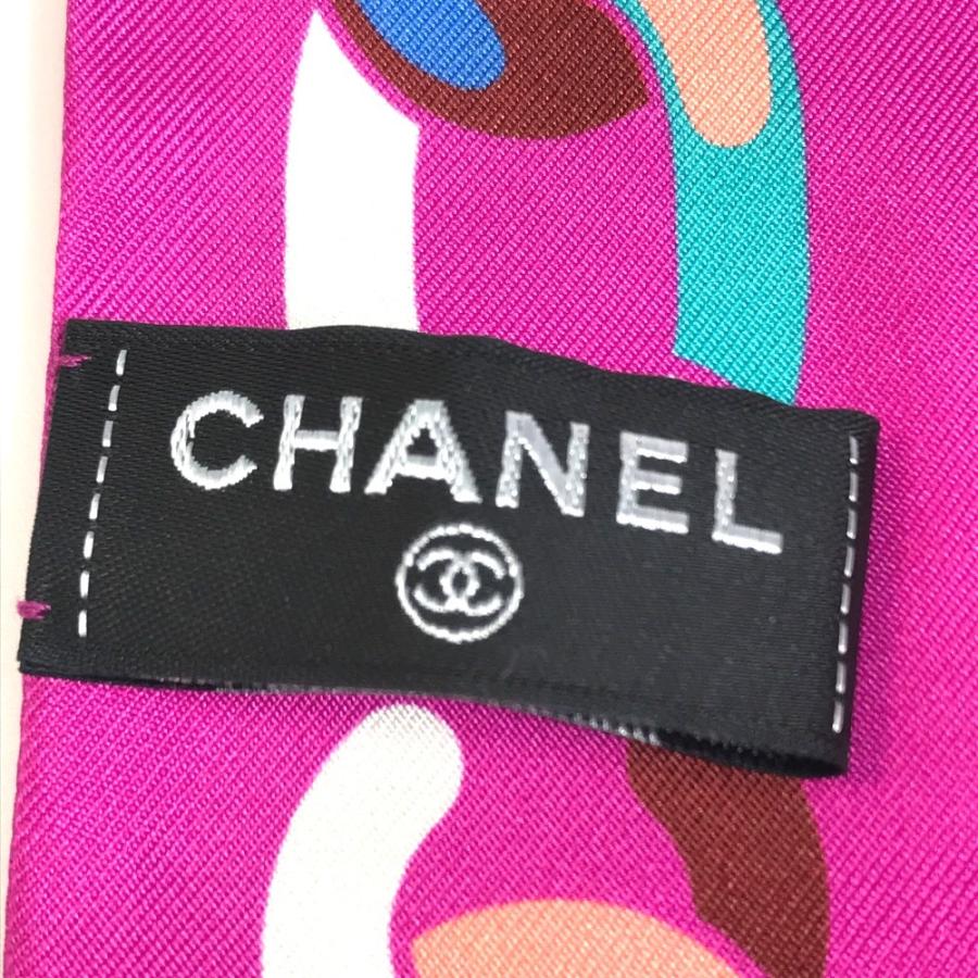 CHANEL シャネル ヘアアクセサリー 2022年VIP限定 チェーンモチーフ ノベルティ シュシュ シルク マルチカラー レディース【中古】未使用 | CHANEL | 04