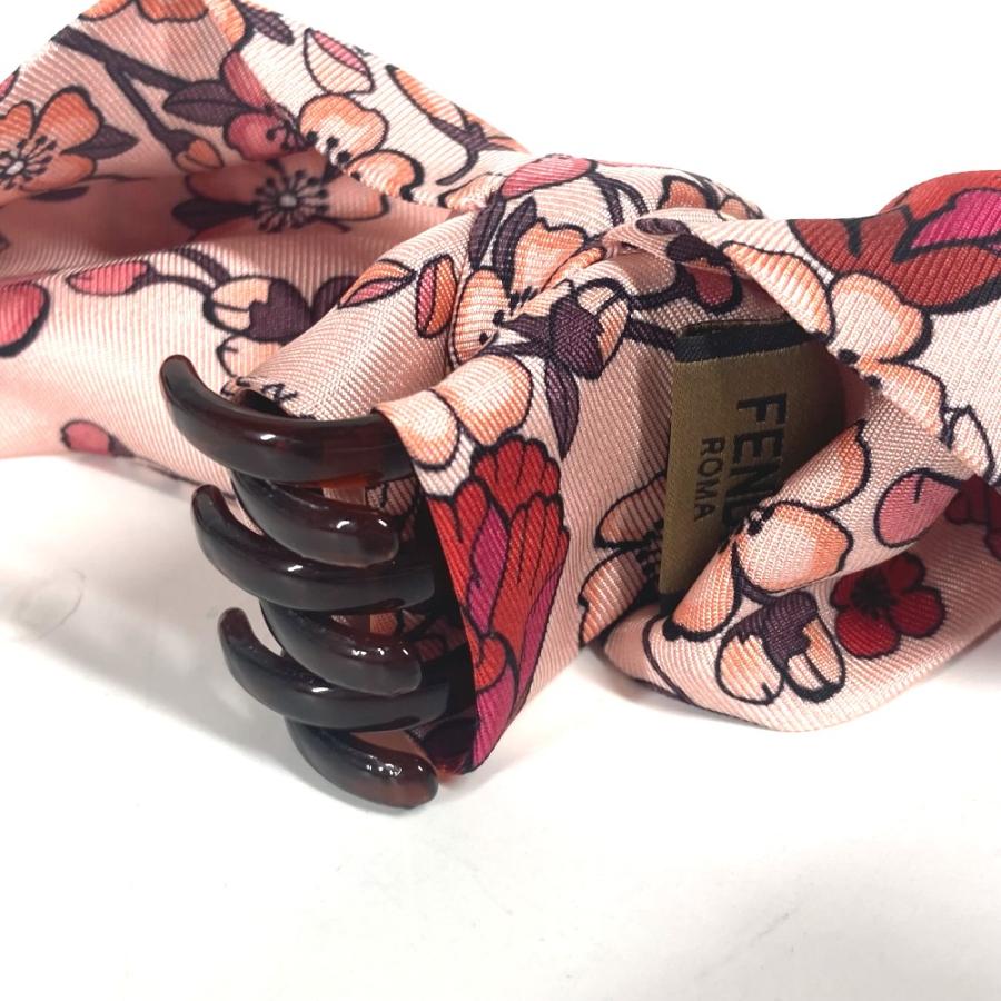 美品 FENDI フェンディ リボン ヘアクリップ りぼん ヘアアクセサリー バレッタ ピンク レディース【中古】 | FENDI | 02