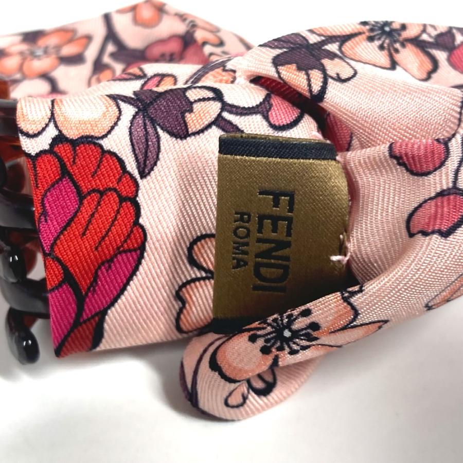 美品 FENDI フェンディ リボン ヘアクリップ りぼん ヘアアクセサリー バレッタ ピンク レディース【中古】 | FENDI | 03
